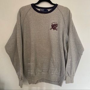 Vintage polo Ralph Lauren monogram crew neck